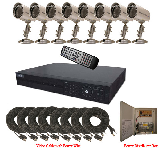 8CH CH DVR Security Surverllance Remote viewing Package